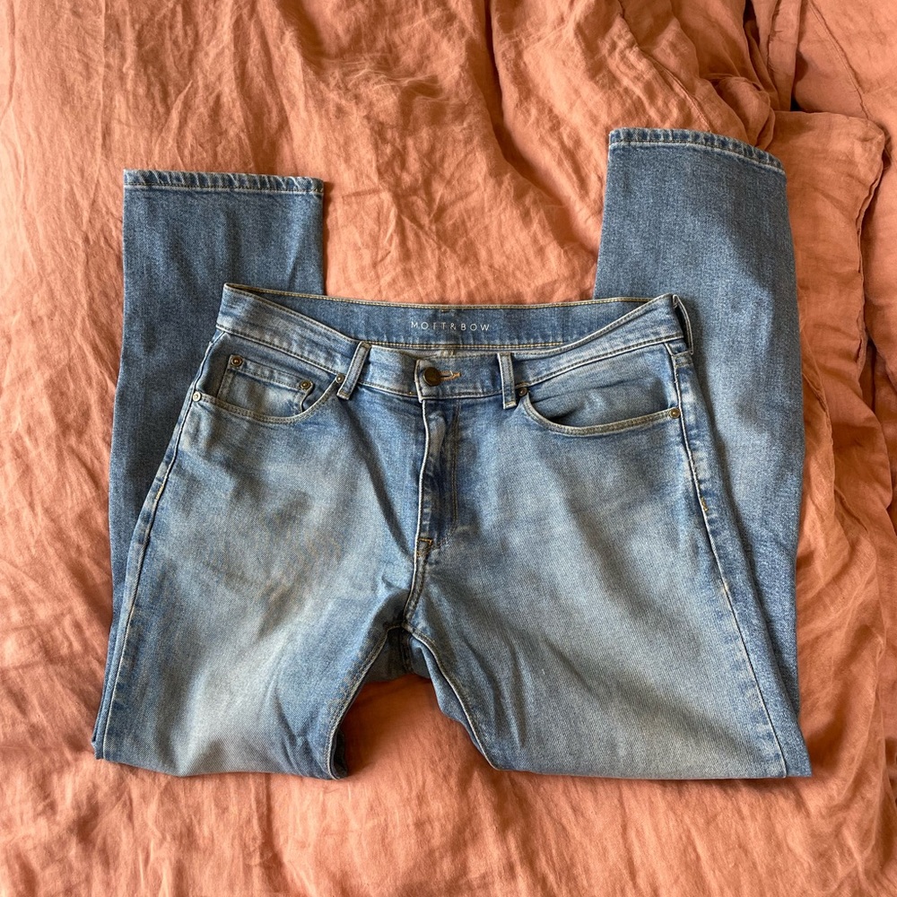 Mott and Bow Slim Blue Jeans